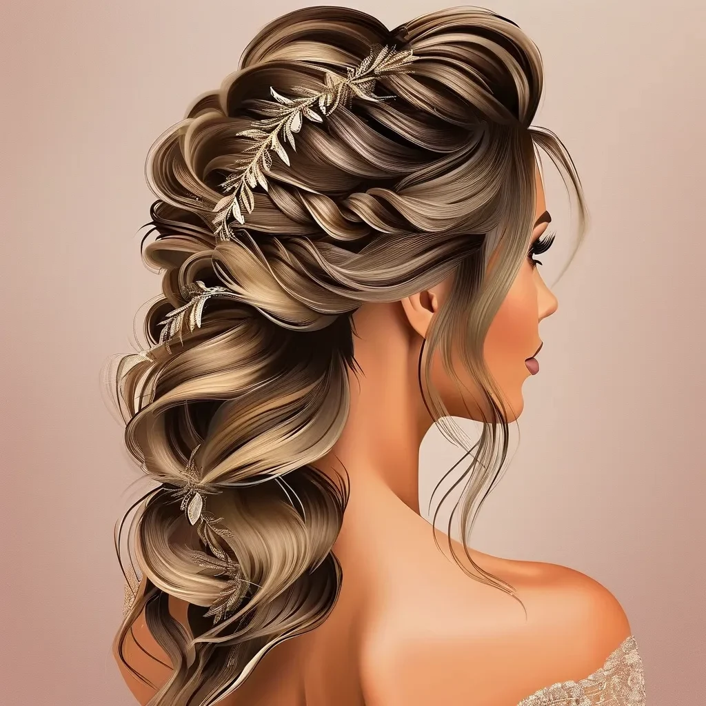 beautiful hairdos for long hair