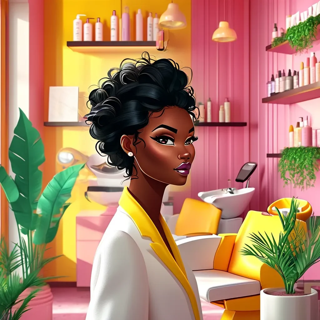 beauty salon for black hair