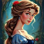 belle from beauty and the beast hair - Featured - belle from beauty and the beast hair