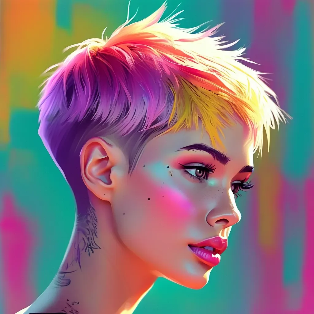 beautiful short hair
