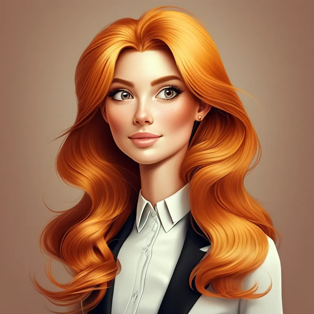 beautiful ginger hair