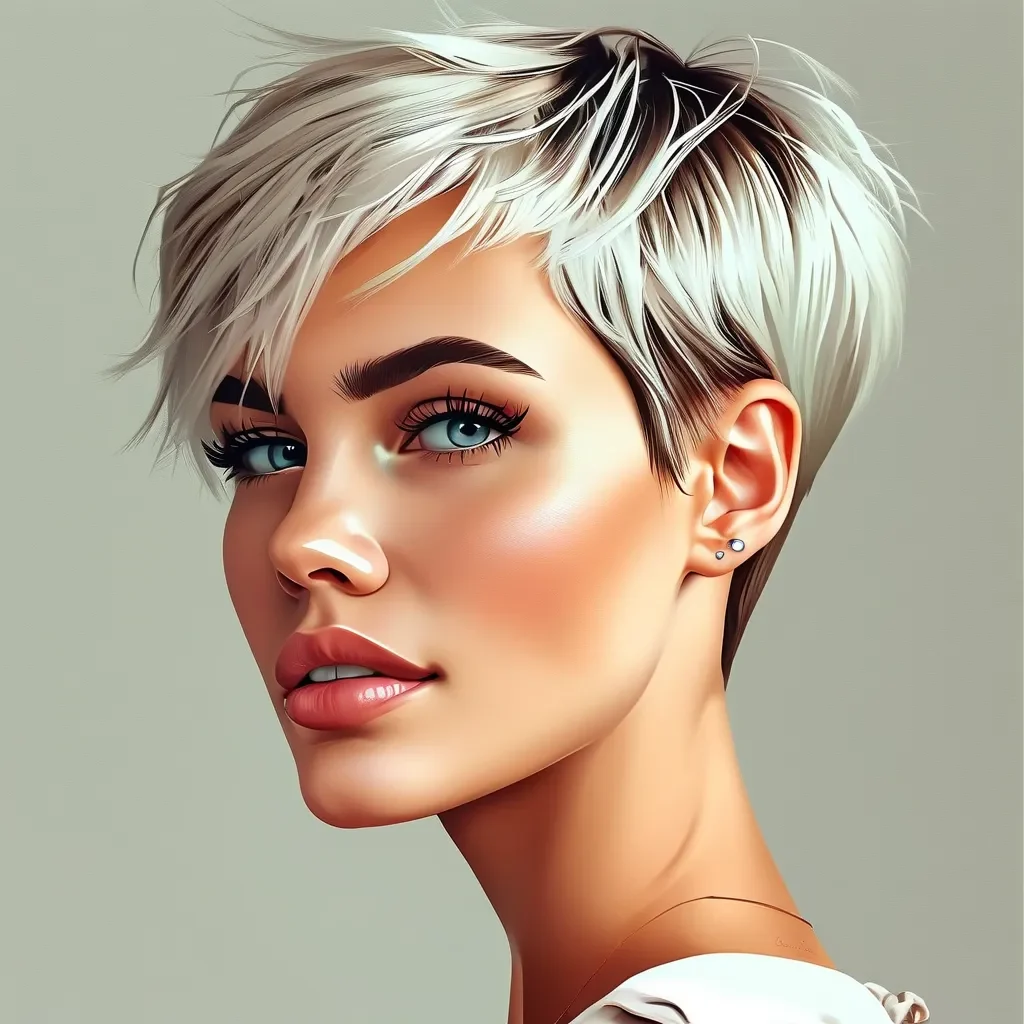 beautiful short hair