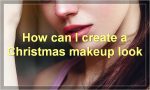 How can I create a Christmas makeup look
