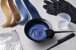 Unbranded hair color setup for Blue Hair Color Correctors: Formula, Directions, and Compatibility Guide