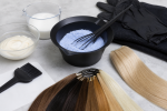 Unbranded hair color setup for Blue Powder Hair Lightener: Formula, Directions, and Compatibility Guide