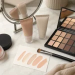 drugstore eyeshadow primer formula comparison setup