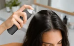dry shampoo for dark hair root application