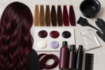 Unbranded hair color setup for Burgundy Hair Color: Starting Level, Undertone, Formula, and Upkeep Guide