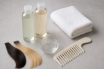 Unbranded hair care setup for Clarifying Shampoo: Formula, Hair-Type Fit, Frequency, and Buildup Guide