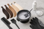 Unbranded hair color setup for Clay Hair Lightener: Formula, Directions, and Compatibility Guide