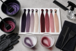 Unbranded hair color setup for Color Mask vs Semi-Permanent Dye: Deposit, Fade, and Transfer