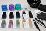 Unbranded hair color setup for Colored Styling Gel: Finish, Transfer, Fade, and Removal Guide