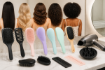 Unbranded hair tools setup for Detangling Brushes: Size, Material, Technique, Hair-Type Fit, and Care Guide