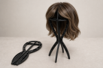 Unbranded wigs and extensions setup for Folding Wig Stands: Selection, Use, Cleaning, and Replacement