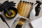 Unbranded hair color setup for Gold Hair Color Correctors: Formula, Directions, and Compatibility Guide