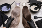 Unbranded hair color setup for Hair Toner vs Demi-Permanent Color: Formula and Result Differences