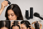 Unbranded hair care setup for Hair Volume Powders: Root Placement, Grip, and Residue