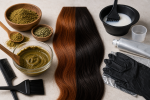 Unbranded hair color setup for Henna vs Oxidative Hair Color: Ingredients, Commitment, and History