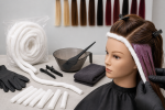 Unbranded hair color setup for How to Choose and Use Cotton Coil for Hair Color at Home
