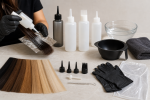 Unbranded hair color setup for How to Choose and Use Hair Color Applicator Bottles at Home