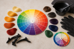 Unbranded hair color setup for How to Choose and Use Hair Color Wheels at Home