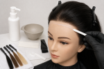 Unbranded hair color setup for How to Choose and Use Hairline Barrier Cream at Home