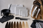 Unbranded hair color setup for How to Choose and Use Highlighting Foil at Home
