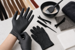 Unbranded hair color setup for How to Choose and Use Nitrile Gloves for Hair Color at Home