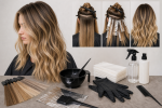 Unbranded hair color setup for Lived-In Blonde Color: Placement, Sectioning, and Upkeep Guide