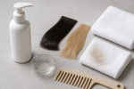 Unbranded hair care setup for No-Rinse Hair Cleanser: Format, Soil Limits, and Towel Removal