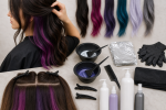 Unbranded hair color setup for Peekaboo Hair Color: Placement, Sectioning, and Upkeep Guide