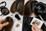 Unbranded hair color setup for Root Touch-Up Powder vs Spray: Coverage, Transfer, and Cleanup