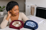 Unbranded hair care setup for Satin Bonnets: Lining, Band Fit, Construction, and Washing