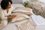 Unbranded hair care setup for Satin Pillowcases for Hair: Fiber, Closure, and Laundry Care