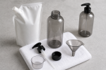 Unbranded hair care setup for Shampoo Refill Pouches: Compatibility, Clean Transfer, and Storage