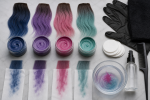 Unbranded hair color setup for Temporary Hair Color Wax: Finish, Transfer, Fade, and Removal Guide