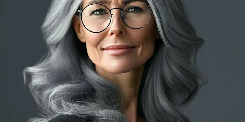 Discover the Stunning Beauty of Grace: Embrace Your Beautiful Gray Hair Naturally