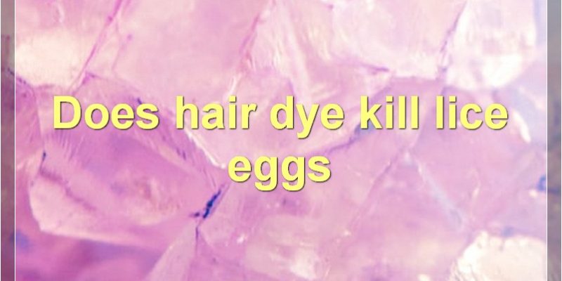 Hair Dye And Lice: Everything You Need To Know