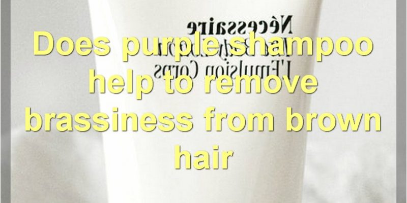 How To Use Purple Shampoo On Brown Hair