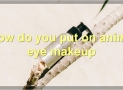 How To Do Anime Eye Makeup