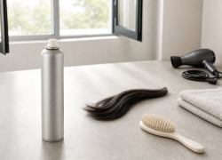 Aerosol Dry Shampoo: Spray Distance, Ventilation, and Flammability