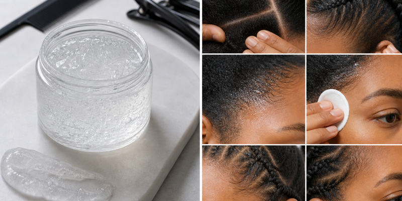 Braiding Gel: Grip, Sectioning, Residue, and Tension Boundaries