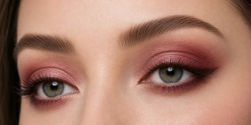 Red Eye Makeup: Burgundy Shadow, Liner, and Color Guide