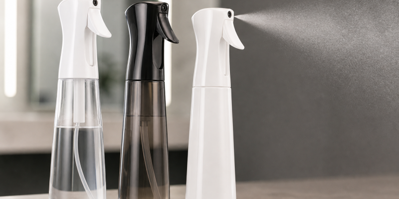 Continuous-Mist Hair Bottles: Features, Fit, Maintenance, and Safety