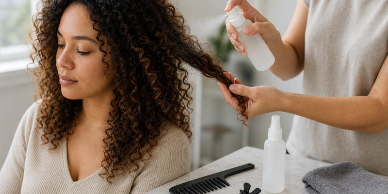 Curl Refresher Mists: Moisture, Hold, and Day-Two Buildup