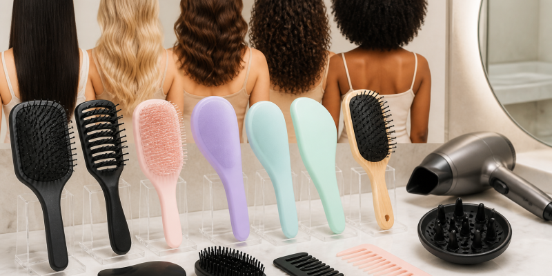 Detangling Brushes: Size, Material, Technique, Hair-Type Fit, and Care Guide