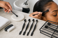 Edge Styling Brushes: Bristle Firmness, Comb End, and Hygiene