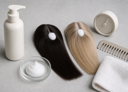 Foam Dry Shampoo: Application Amount, Drying, and Residue Checks