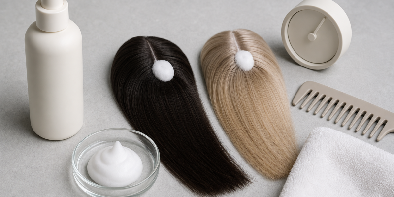 Foam Dry Shampoo: Application Amount, Drying, and Residue Checks