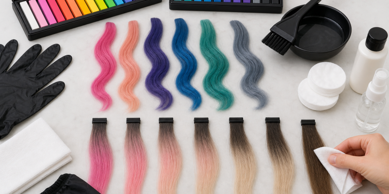 Hair Chalk: Finish, Transfer, Fade, and Removal Guide
